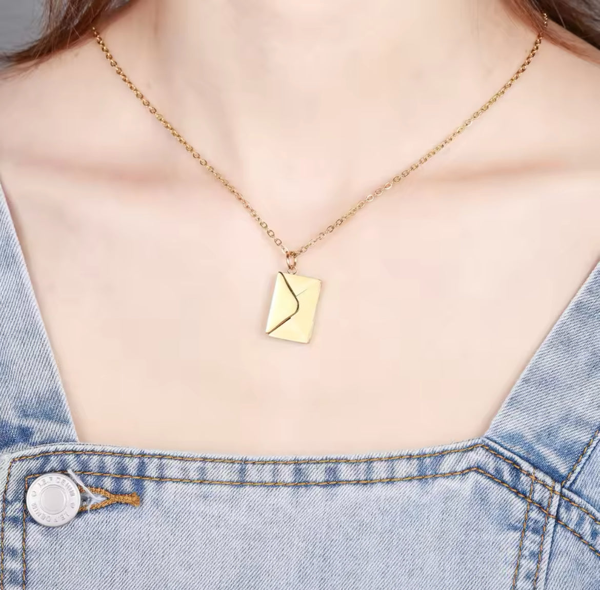 Envelope Love Necklace