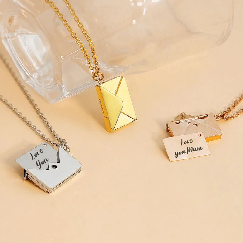 Envelope Love Necklace